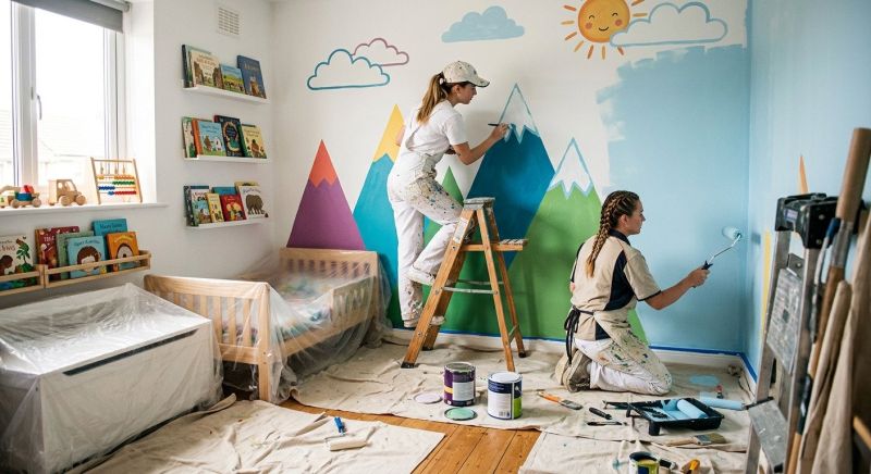 Den Painting in Wilmington, NC